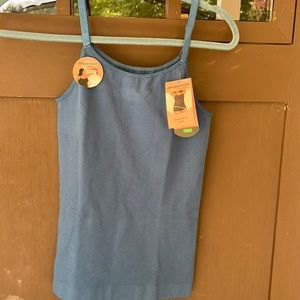 Brand new Scoop neck cami by shapermint Blue Large